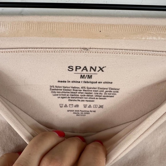 Spanx Women's Shapewear Thinstincts High Waisted Mid Thigh Shaping Short Size M - Picture 5 of 5